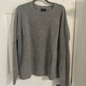 J. Crew Men's Heather Gray Crewneck Sweater